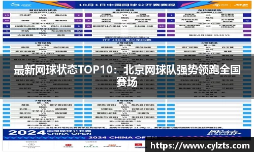 最新网球状态TOP10：北京网球队强势领跑全国赛场